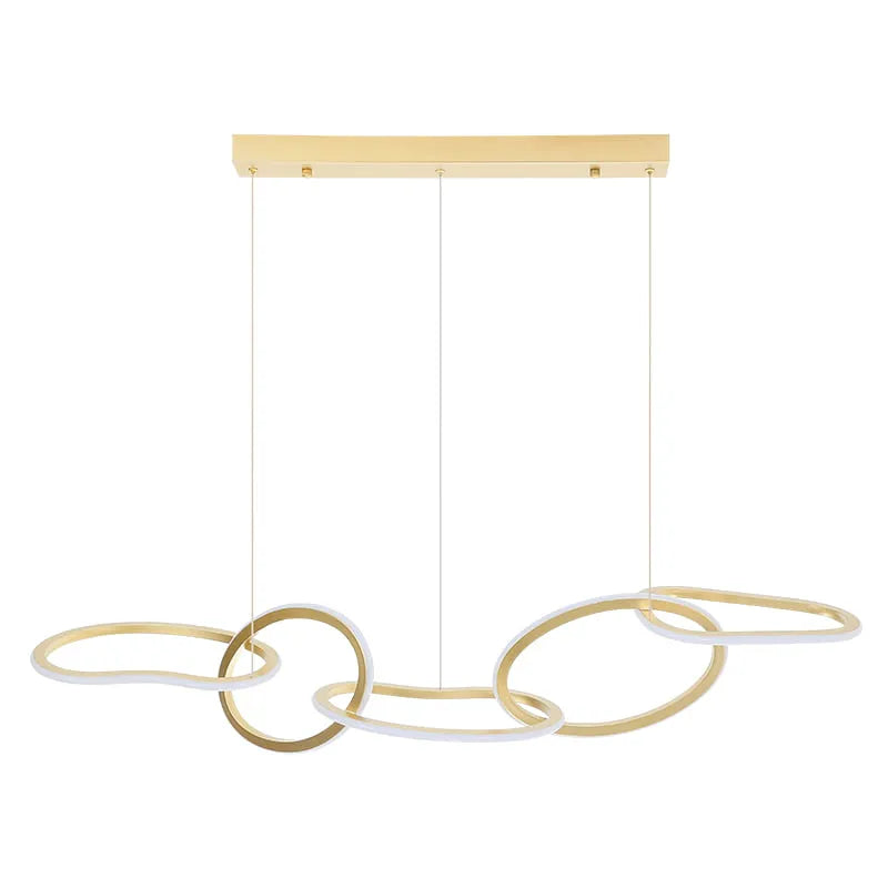 Pendente led Zena - 67W | 5360lm | 3.000K | 100-240V - Ouro Champagne