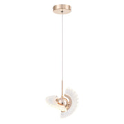 Pendente Led LYNX - Dourado brilho.